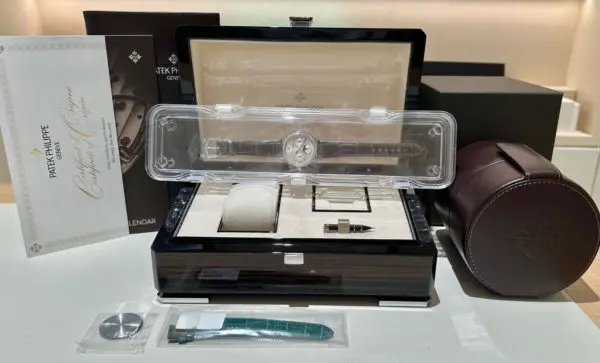 Patek Philippe 35.1mm Ladies First Perpetual Calendar White Gold in box