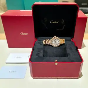 Cartier Ladies 33mm Automatic Ballon Bleu De Cartier Rose Gold