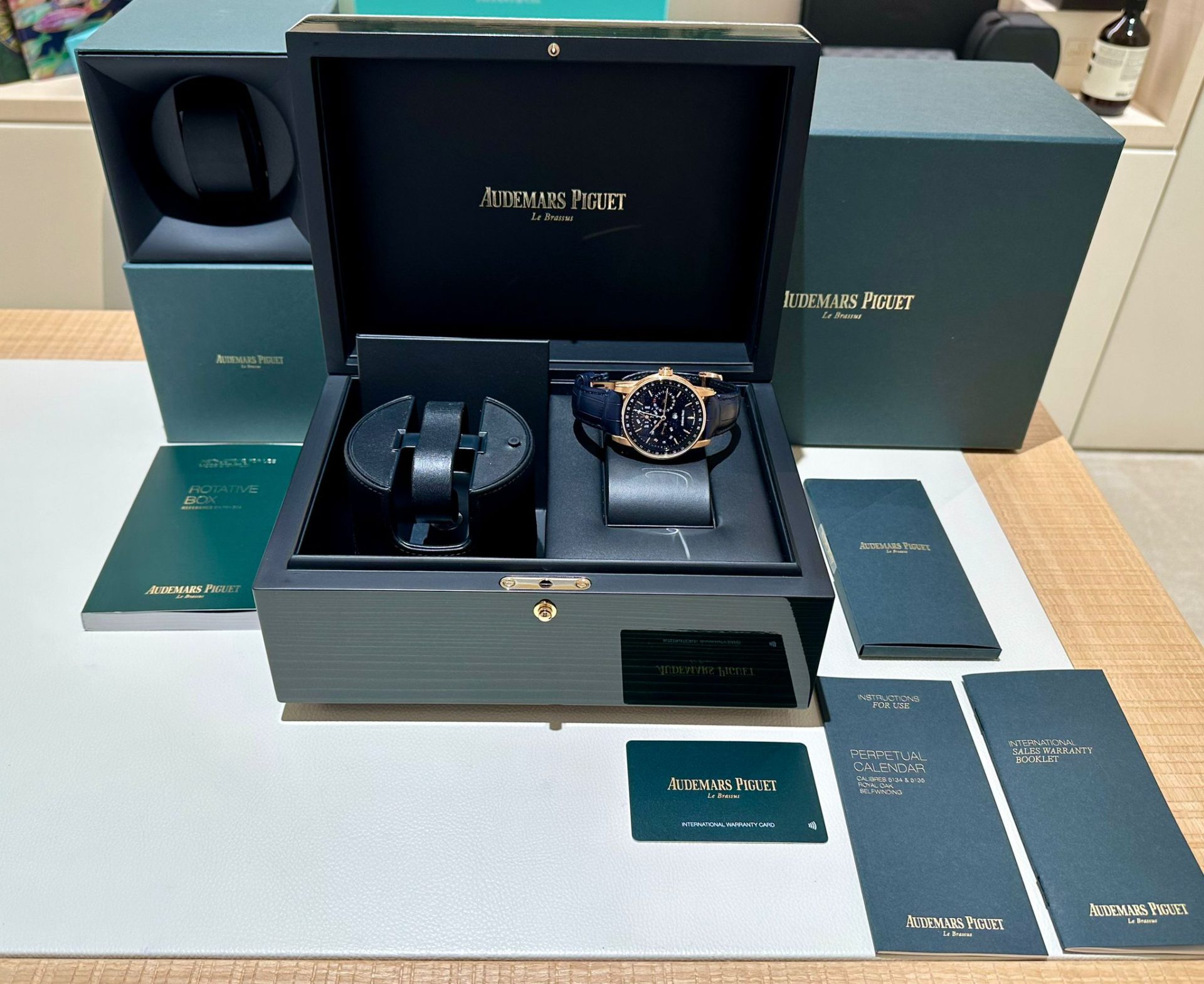 Audemars Piguet 41mm Code 11.59 Perpetual Calendar Rose Gold in box