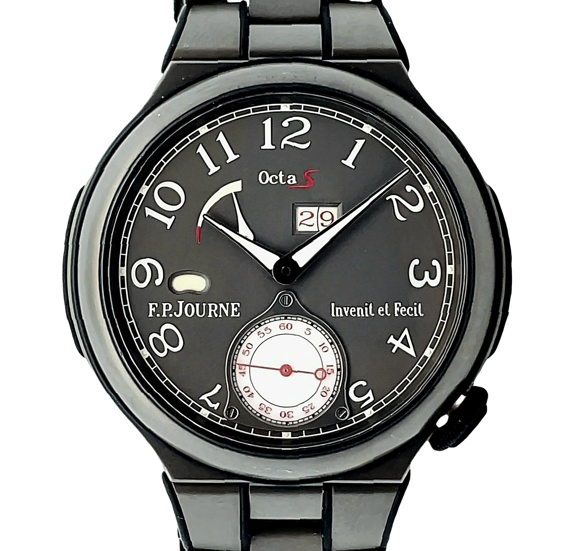 F.P.Journe 42mm Octa Sport Bracelet With Rubber Insert Titanium