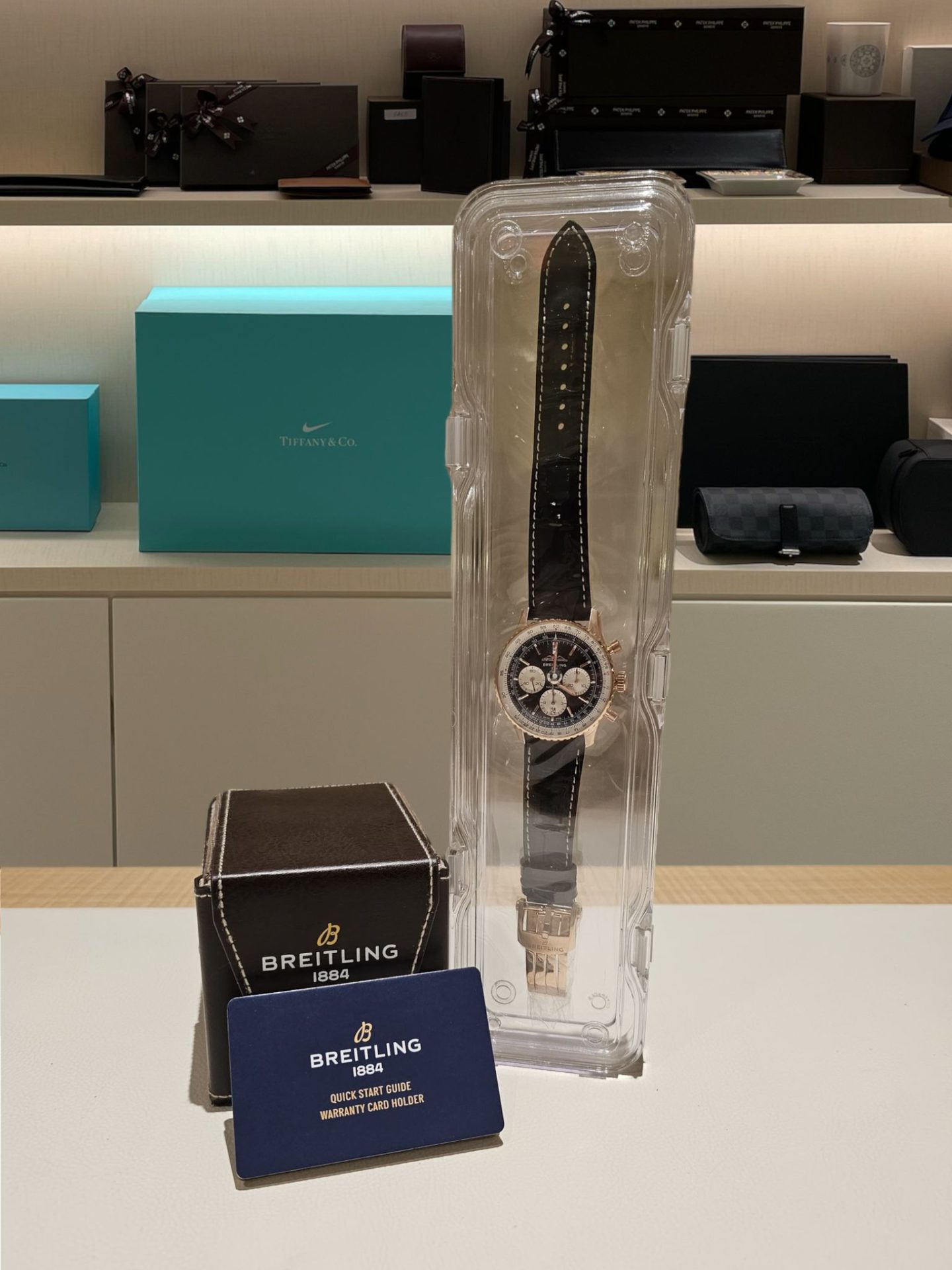 Breitling 43mm Navitimer B01 Chronograph Rose Gold - Image 2