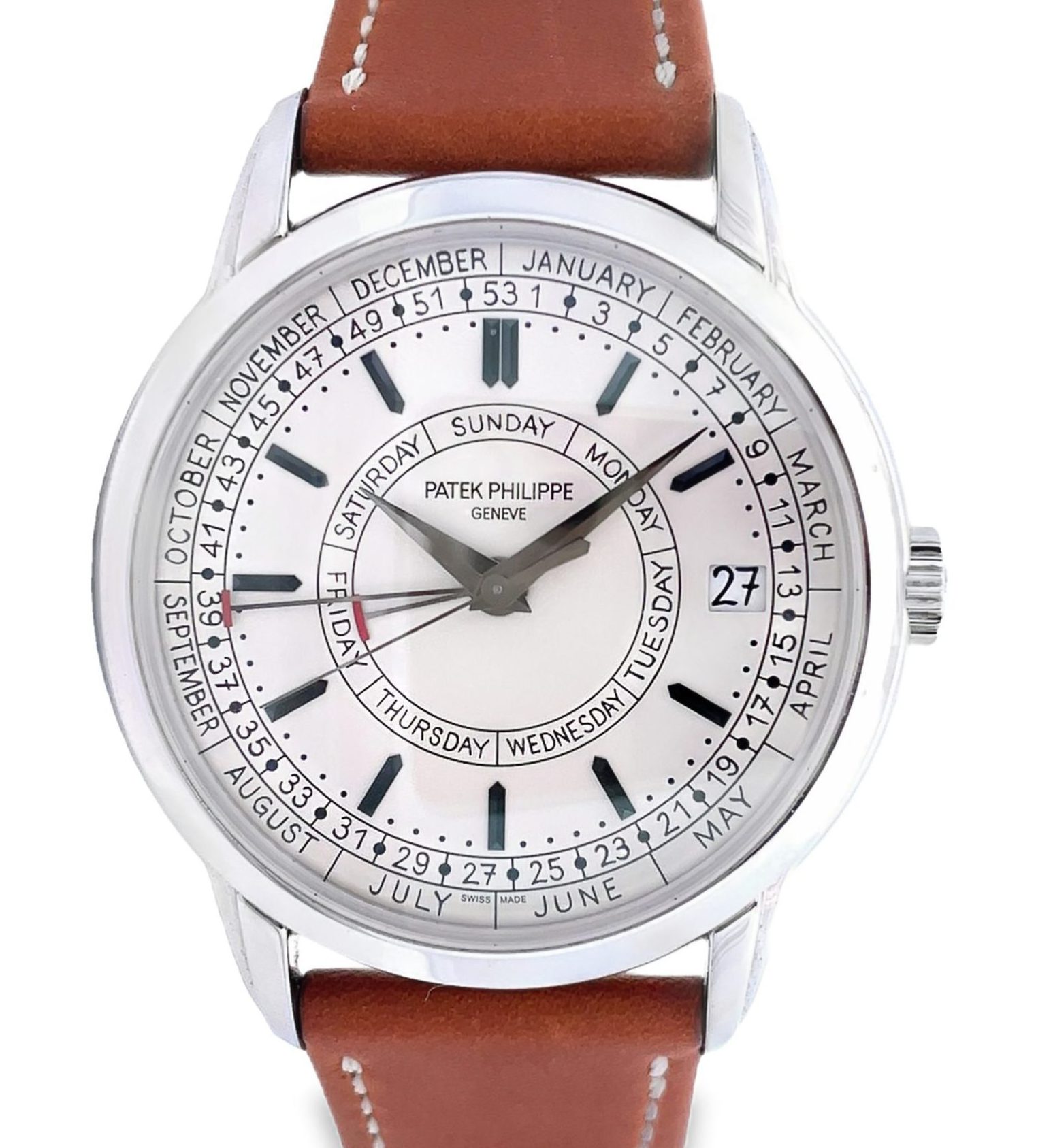 Patek Philippe 40mm Calatrava Weekly Calendar Steel