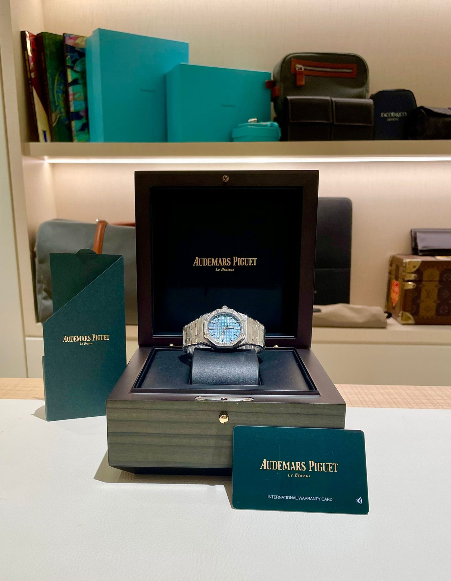 Audemars Piguet 34mm Royal Oak "Ice Blue Dial" Steel - Image 2