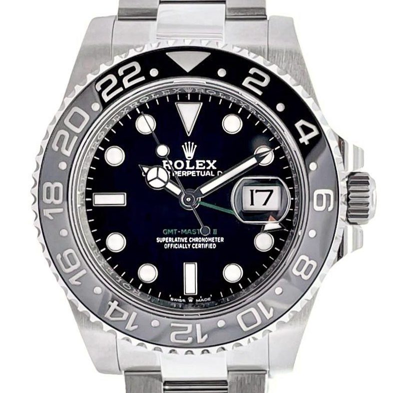Rolex 40mm GMT-Master ll "Bruce Wayne" Oystersteel Stainless Steel