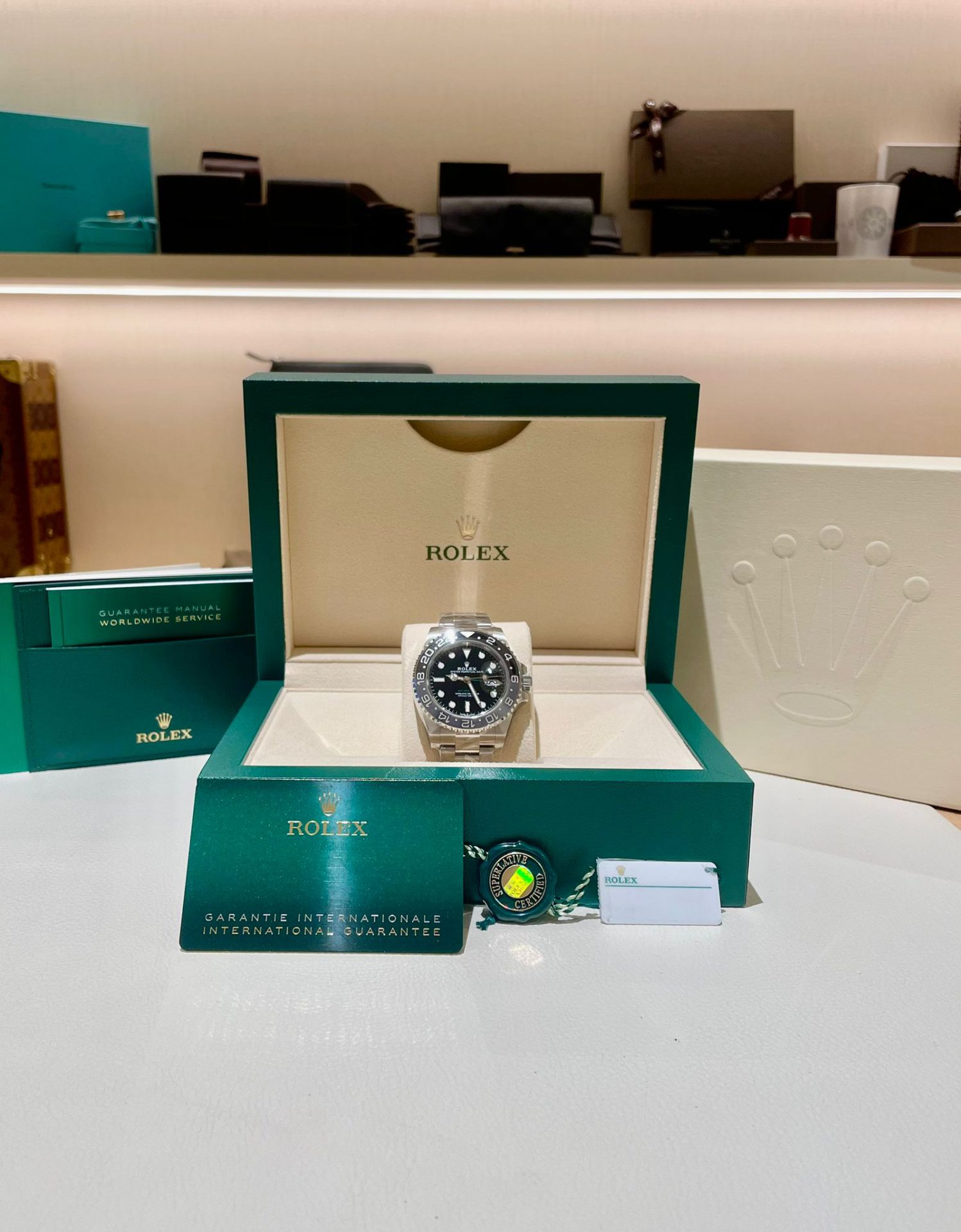 Rolex 40mm GMT-Master ll "Bruce Wayne" Oystersteel Stainless Steel - Image 2