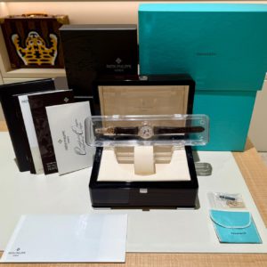 Alternative view of Patek Philippe Retrograde Perpetual Calendar Tiffany & Co. Stamped