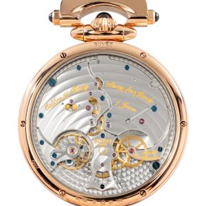 Alternative view of Bovet 19 Thirty Ivory Purple Guilloché Dial Rose Gold