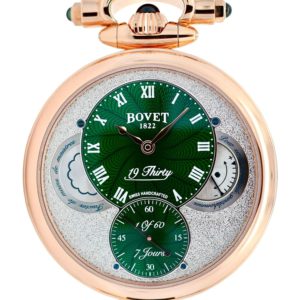 Bovet 19 Thirty Turquoise Green Guilloche Chiseled Elements Limited 60pcs