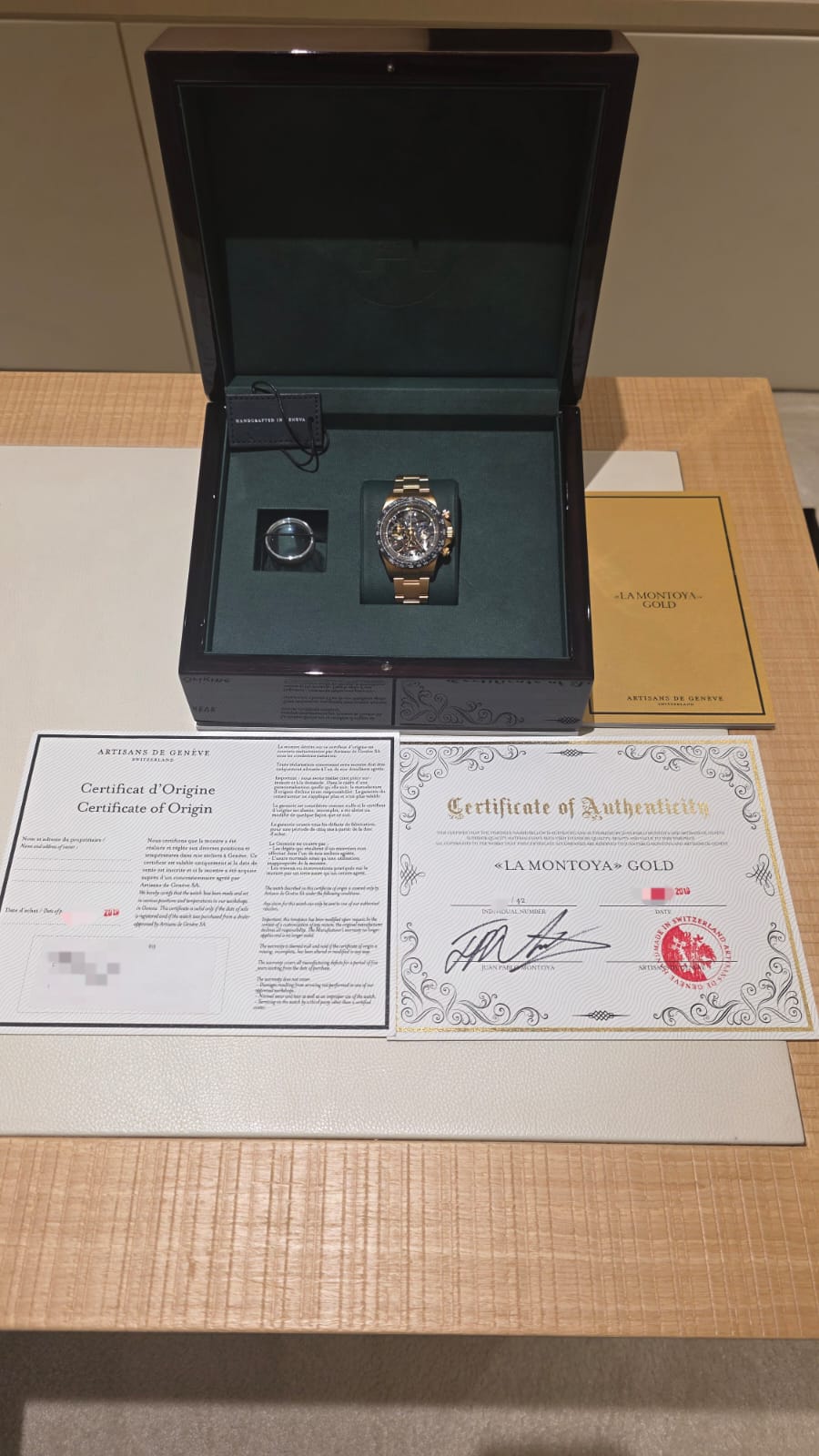 Rolex Artisans De Geneve Daytona Limited 42pcs "Lamontoya" Bracelet Yellow Gold - Image 2
