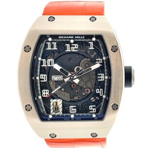 Richard Mille Automatic Watch White Gold