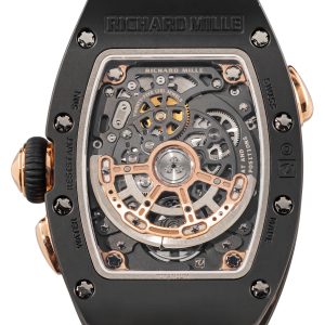 Alternative view of Richard Mille RM037 Onyx Dial Inlay Rose Gold Diamond Black Ceramic