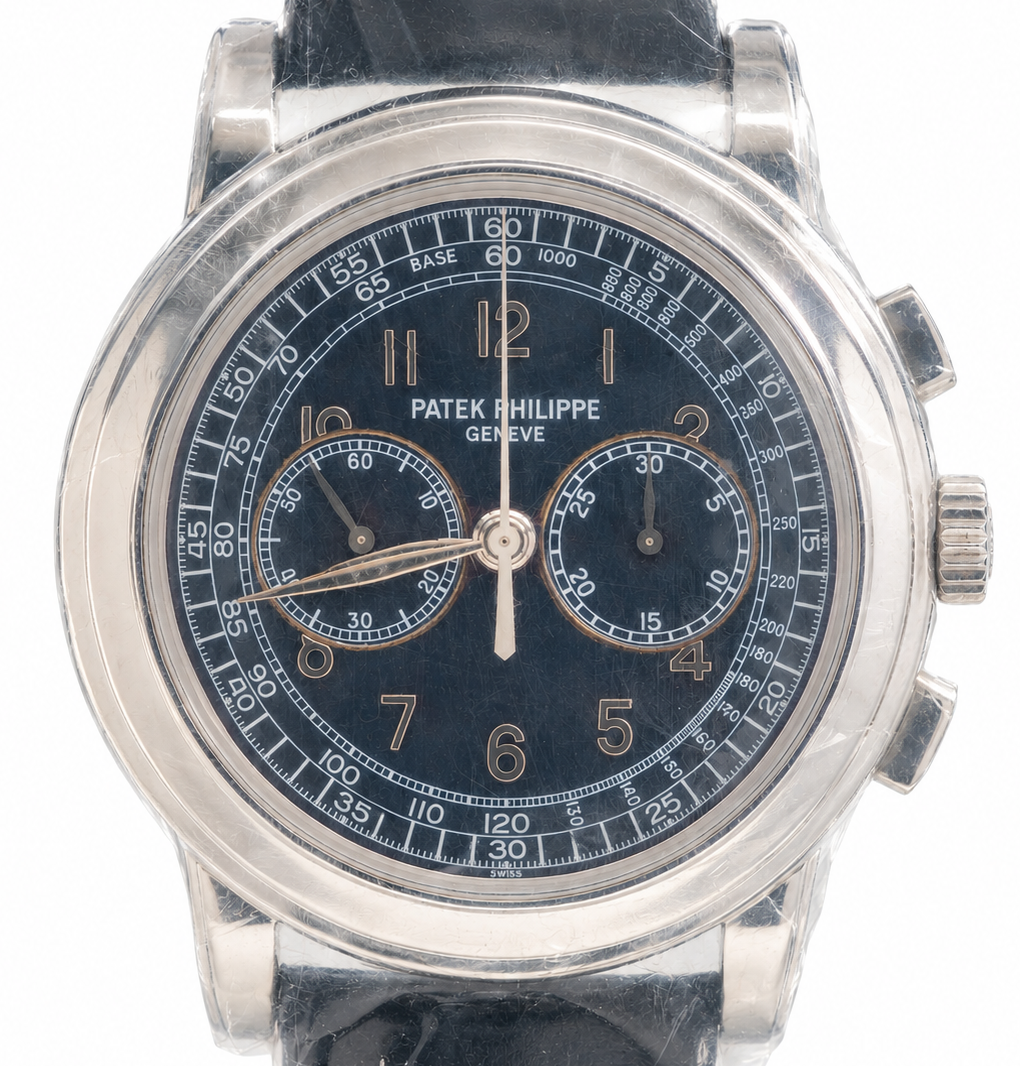 Patek Philippe Chronograph Lemania Movement "Single Sealed" Platinum