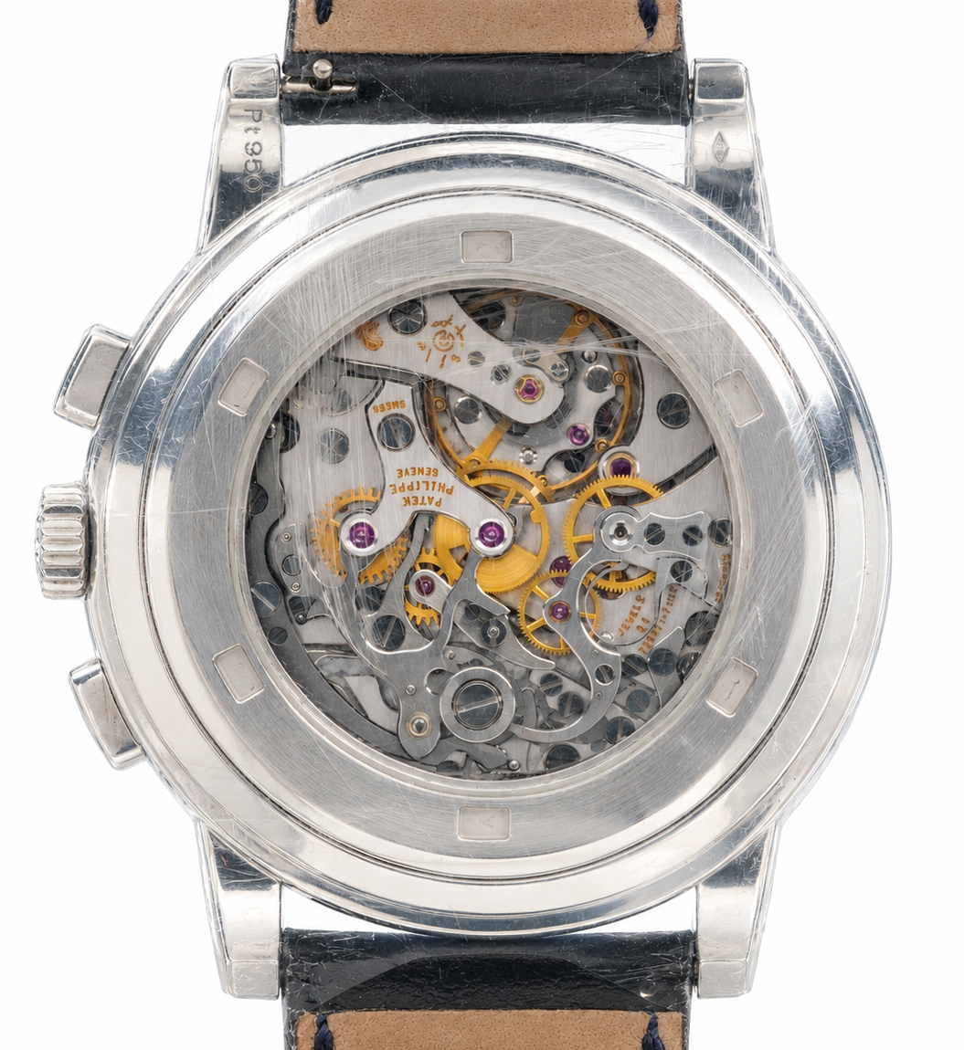 Patek Philippe Chronograph Lemania Movement "Single Sealed" Platinum - Image 2