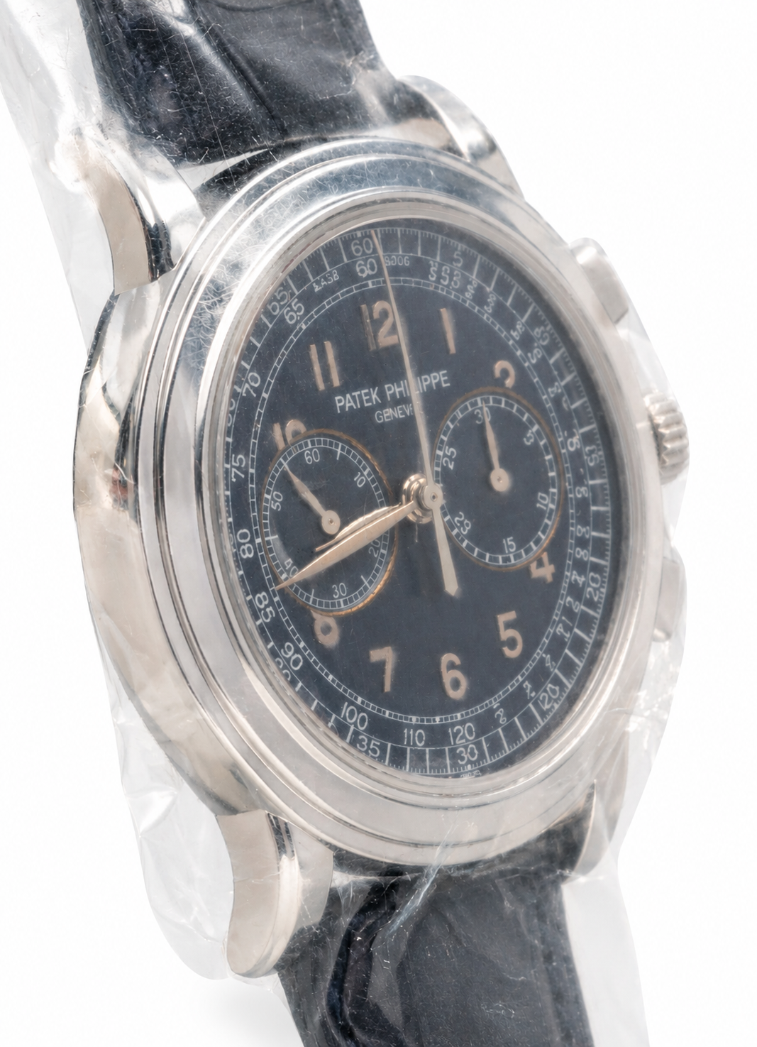 Patek Philippe Chronograph Lemania Movement "Single Sealed" Platinum - Image 4