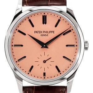 Patek Philippe Calatrava Rose-Gilt Opaline Platinum 38mm