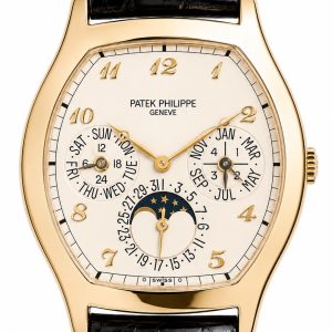 Patek Phillippe Yellow Gold Tonneau Perpetual Calendar