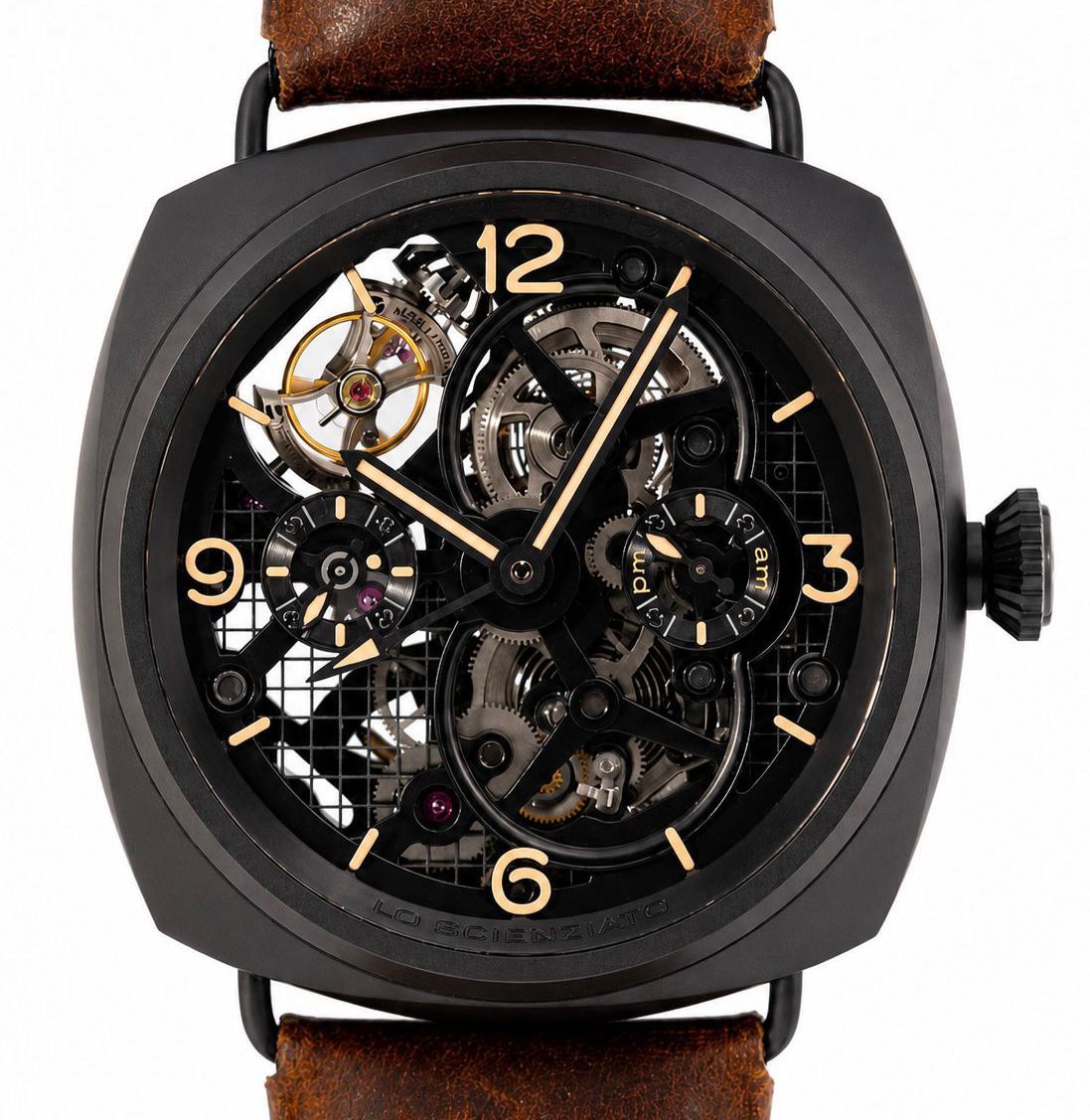 Panerai PAM00350 Lo Scienziato Radiomir Tourbillon GMT Ceramica 48mm