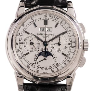 Patek Philippe Perpetual Calendar Chronograph Lamenia White Gold 5970G