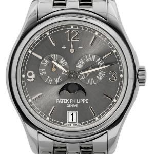 Patek Philippe Annual Calendar MoonPhase Bracelet Full WhiteGold