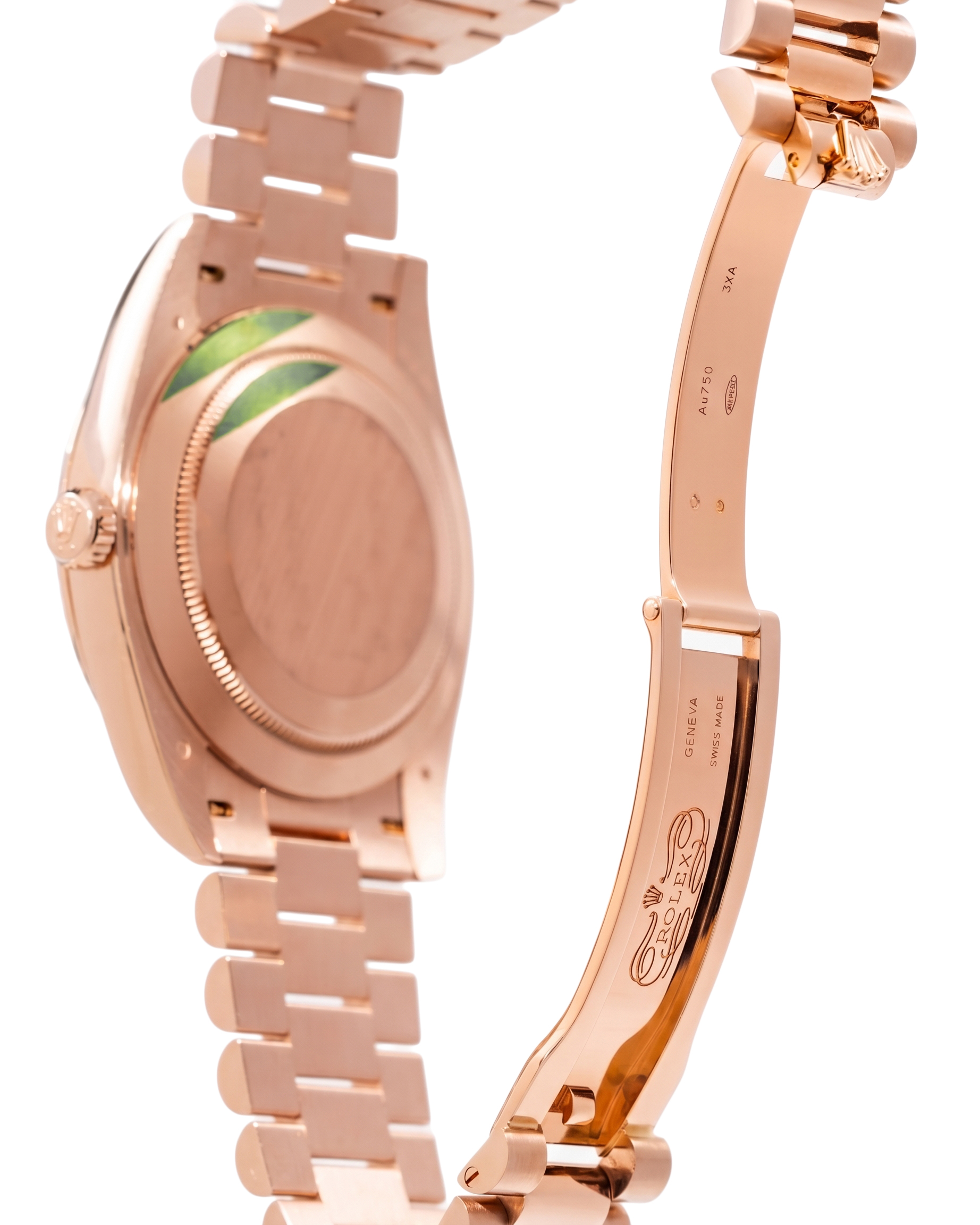 Rolex Day-Date Rose Gold Olive Green Dial 40mm - Image 6