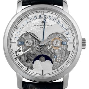 Vacheron Constantin Traditionnelle "Limited 370pcs" Perpetual Calendar Retrograde Date Platinum Openface