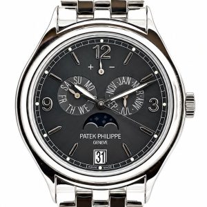 Patek Philippe Annual Calendar MoonPhase Bracelet Full WhiteGold