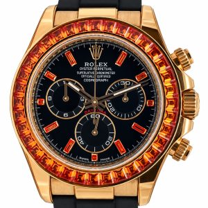Rolex Daytona SACO Orange Sapphire 40mm Oysterflex